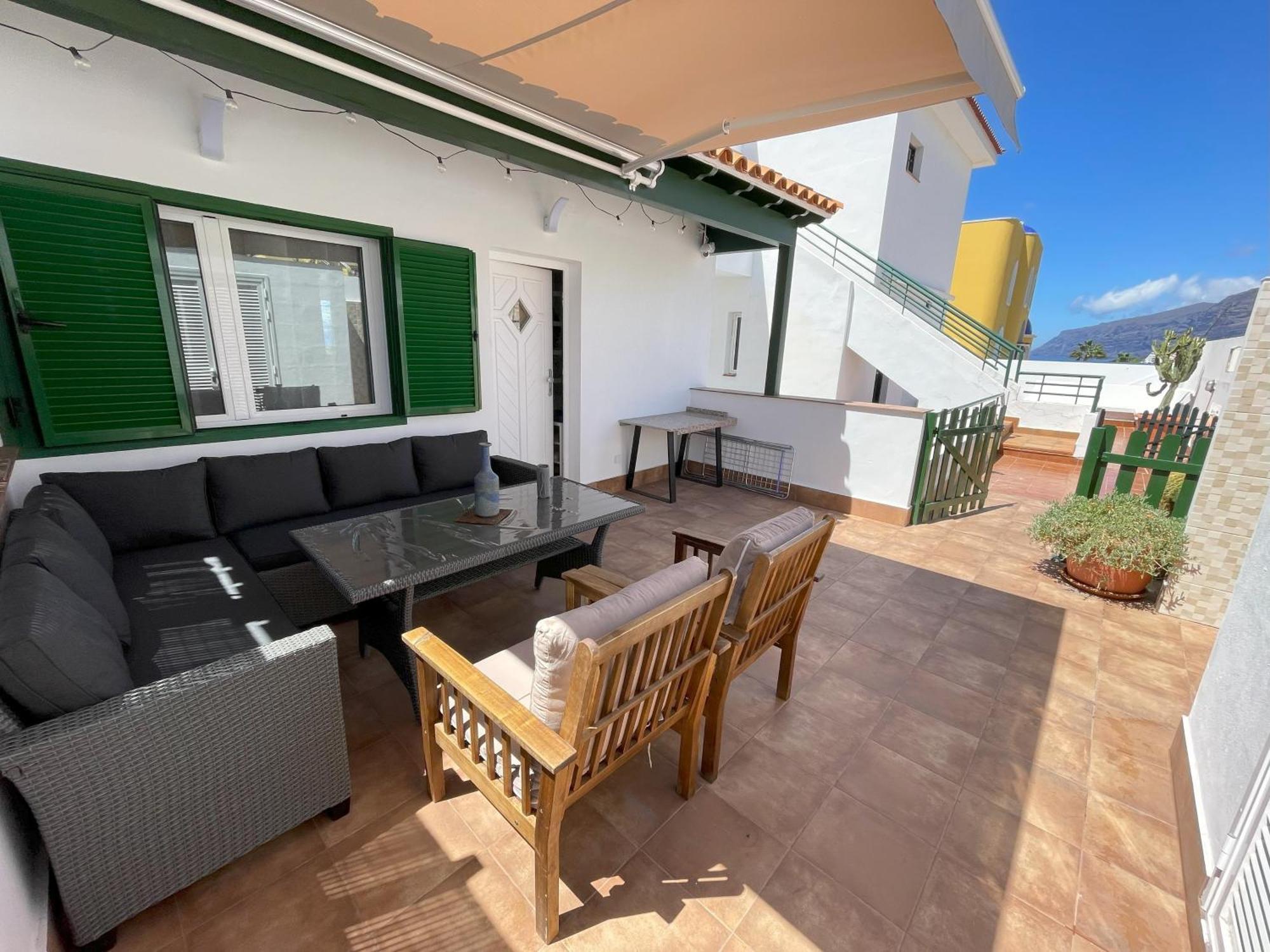 Newly Renovated Apartment With 2 Terrace, 2 Bedroom, 5Min Beach Puerto de Santiago  Dış mekan fotoğraf